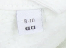 Infaant Girls White Cotton Graphic Pullover Sweatshirt 9-10Y