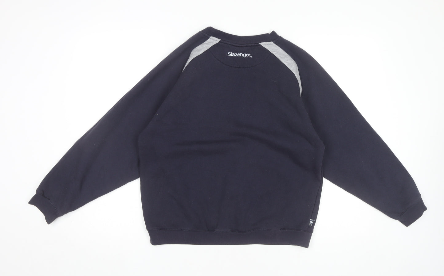 Slazenger Men’s Black Sweatshirt M Pullover Crew Neck Long Sleeve