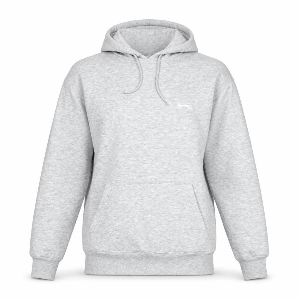 Front view of Slazenger Women’s Grey Pullover Hoodie XS Regular Fit