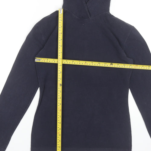 Joseph Women’s Blue Pullover Hoodie Size M Cotton Long Sleeve