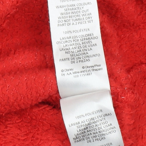 Disney Women’s Red Dalmatian Fleece Pyjama Top Size 10-12