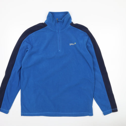 Gelert Mens Blue Fleece Pullover Sweatshirt L Hiking Outdoor