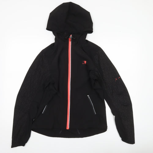 Karrimor Women Black Size 8 Softshell Hooded Jacket Outdoor
