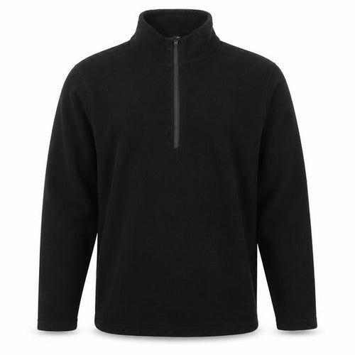 Regatta Men’s Black Medium Fleece Sweatshirt 1/4 Zip Pullover