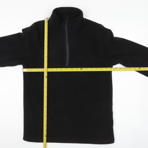Regatta Men’s Black Medium Fleece Sweatshirt 1/4 Zip Pullover