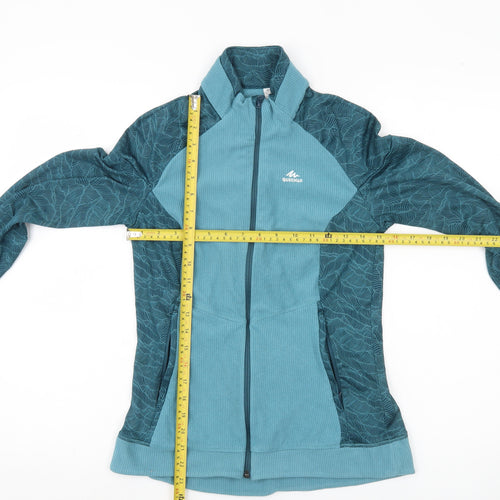 Quechua Womens Blue Lightweight Full Zip Jacket Size S