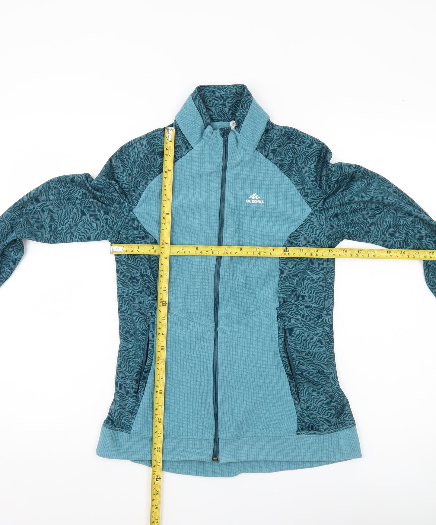 Quechua Womens Blue Lightweight Full Zip Jacket Size S