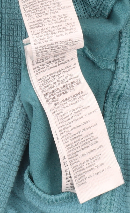 Quechua Womens Blue Lightweight Full Zip Jacket Size S