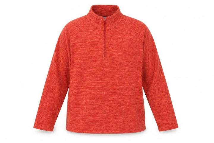 Mountain Warehouse Mens Red XL 1/2 Zip Pullover Fleece Sweatshirt