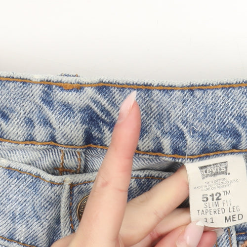 Levi's 512 Women's Blue Slim Tapered High Rise Jeans Size 11