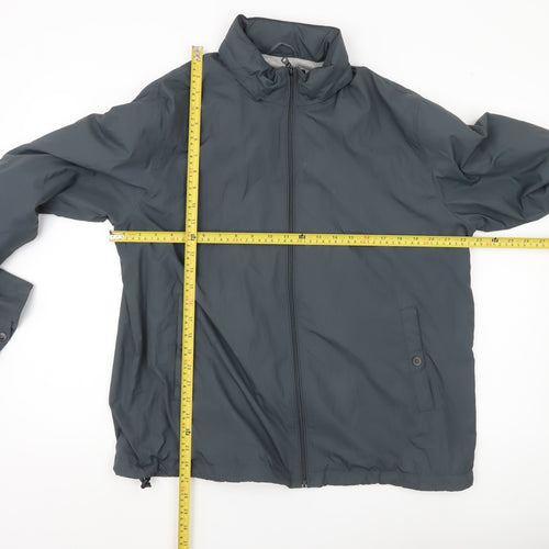 Marks and Spencer Men’s Blue Basic Jacket L Regular Fit Full Zip