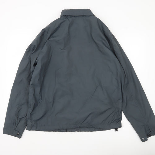 Marks and Spencer Men’s Blue Basic Jacket L Regular Fit Full Zip