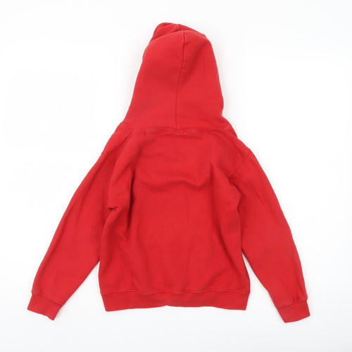Kukri Boys Red Pullover Hoodie 7-8 Years Rugby Sports Casual