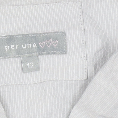 Marks and Spencer Per Una Women’s Grey Blazer Jacket Size 12
