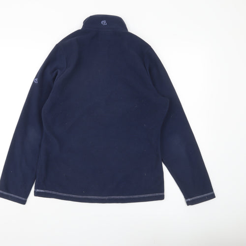 Craghoppers Women's Blue Fleece Sweatshirt UK10 Regular Fit Outdoor