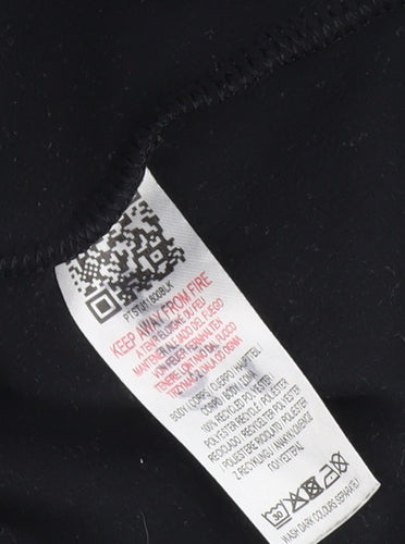 Peter Storm Boys Black Fleece 1/4 Zip Sweatshirt 11-12 Years Outdoor