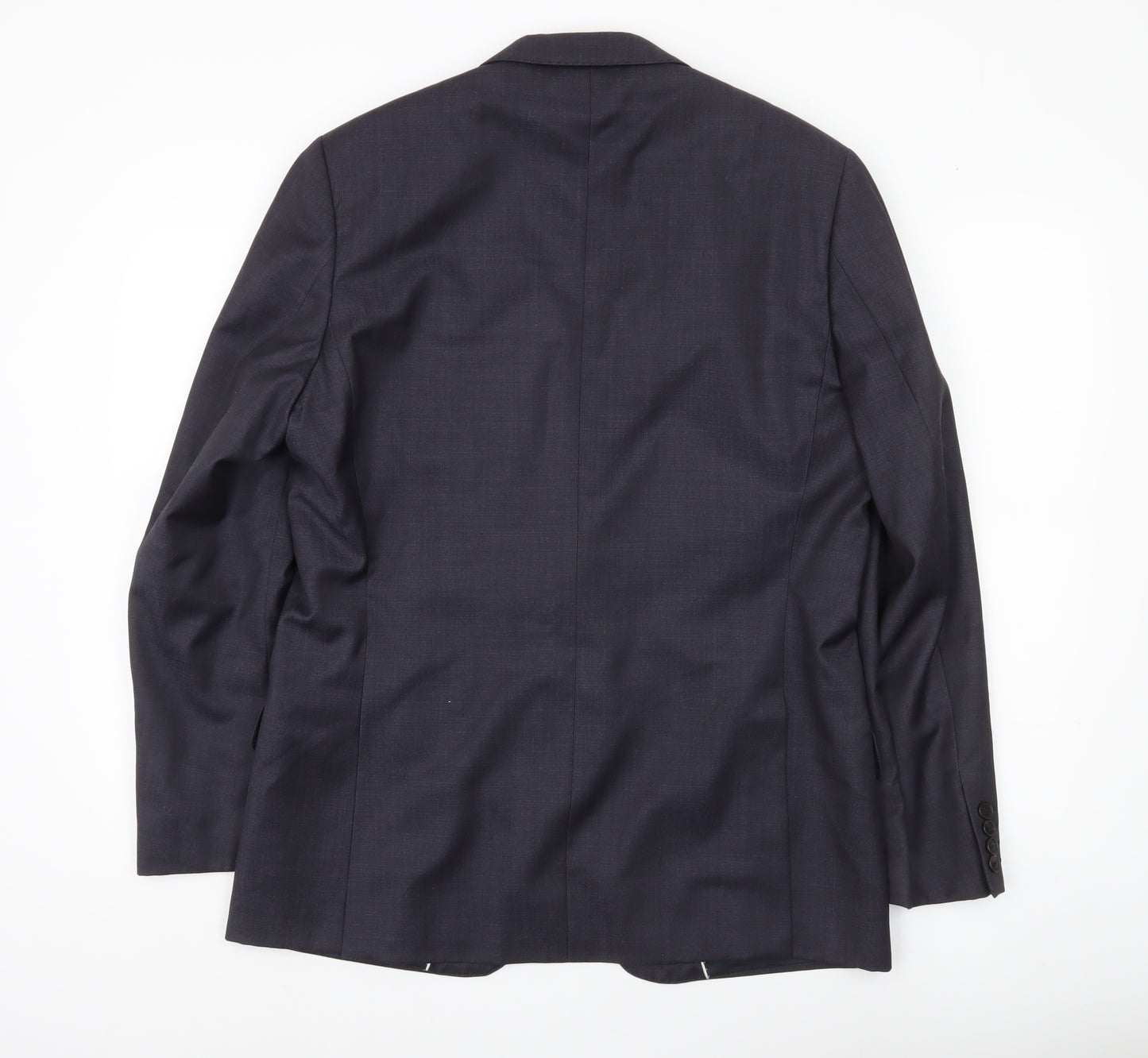 Jaeger Men’s Blue Wool Slim Fit 40S Blazer Jacket