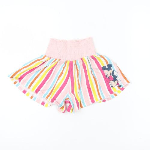 Disney Girls Minnie Mouse Multicoloured Paperbag Shorts Age 8 Years
