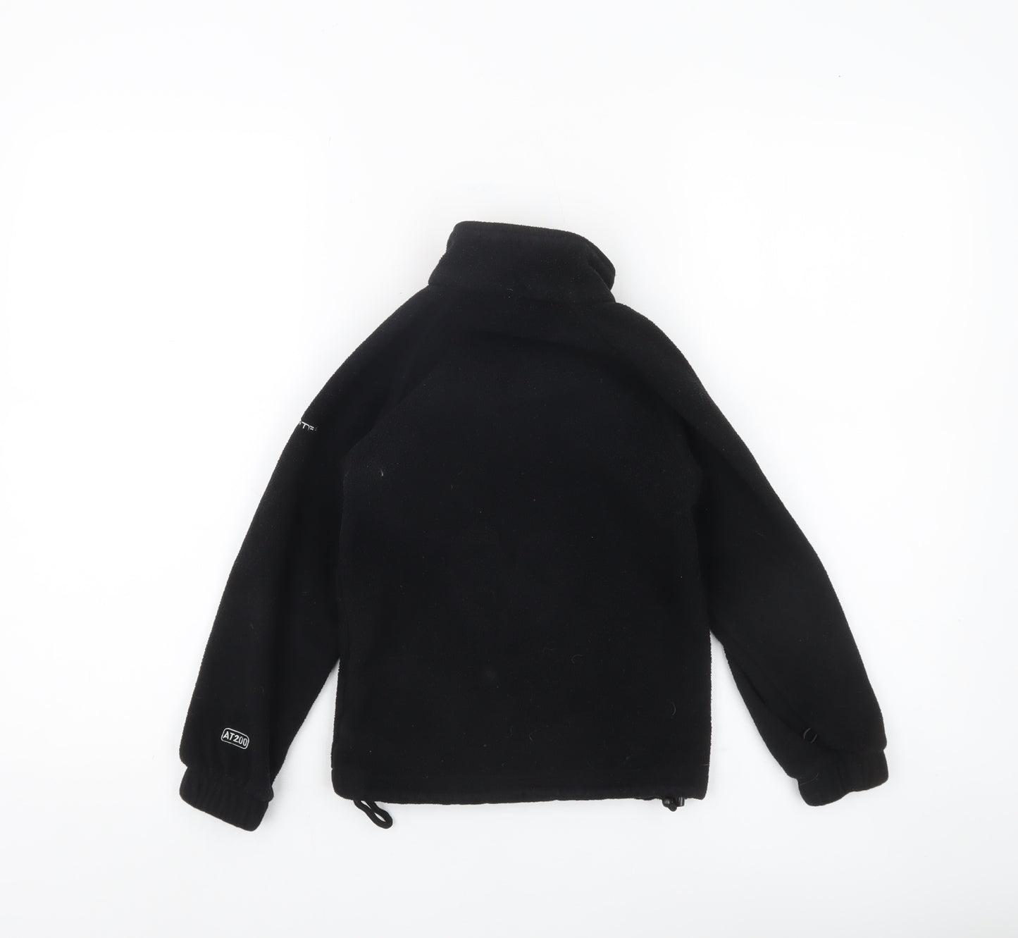 Trespass Boys Black Fleece Full Zip Basic Jacket 5-6 Years