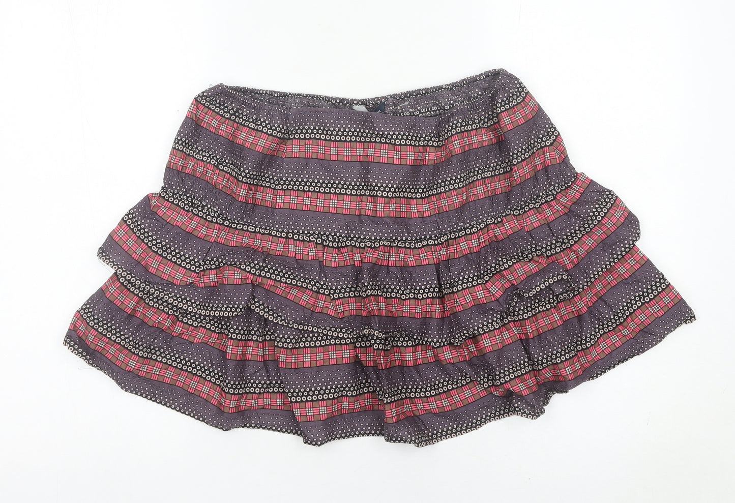 French Connection Womens Skirt Size 12 Multicoloured Peasant Cotton