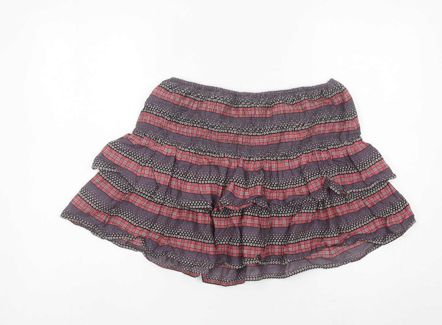 French Connection Womens Skirt Size 12 Multicoloured Peasant Cotton
