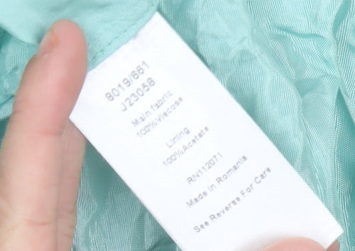 Jigsaw Junior Girls Green Lace Shift Dress 10-11 Years Party Wedding