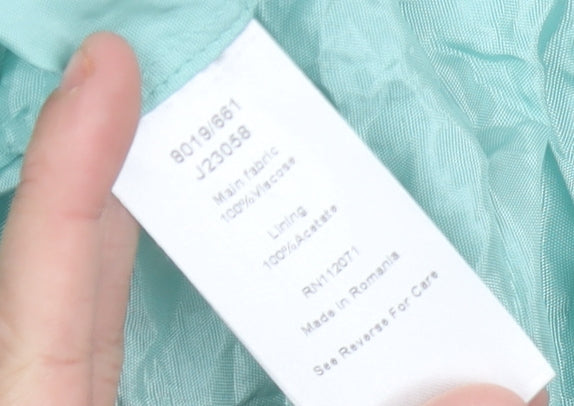 Jigsaw Junior Girls Green Lace Shift Dress 10-11 Years Party Wedding