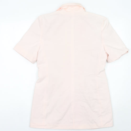 Etam Women’s Pink Size 12 Short Sleeve Suit Jacket Blazer Workwear