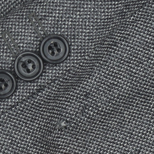Marks and Spencer Men's Grey Wool Blazer Jacket 44L Regular Fit