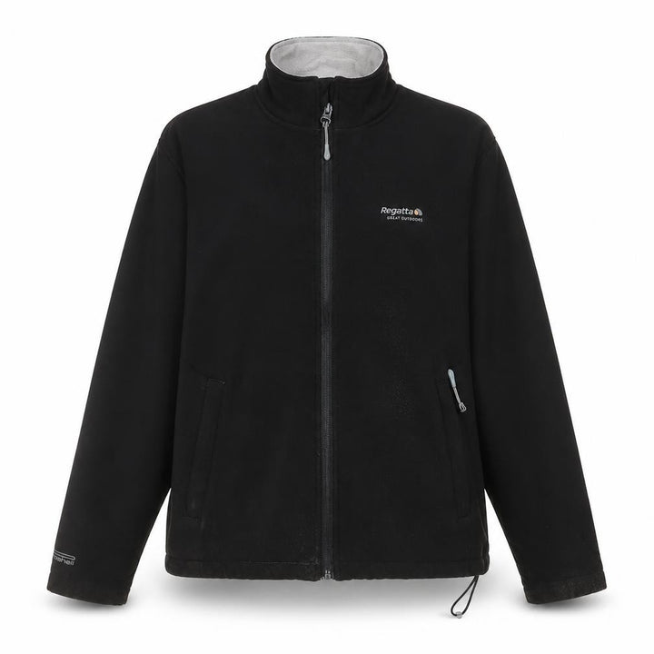 Regatta Women's Black Softshell Jacket Size 10 Outdoor Full Zip