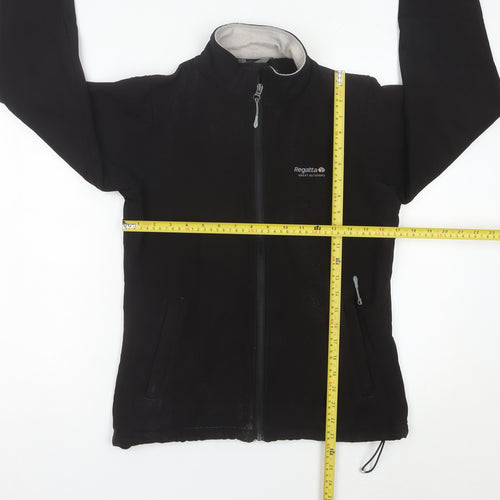 Regatta Women's Black Softshell Jacket Size 10 Outdoor Full Zip
