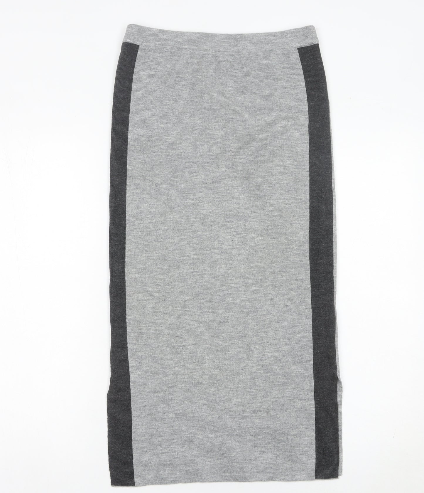 Micha Lounge Women’s Grey Midi Pencil Skirt Size S