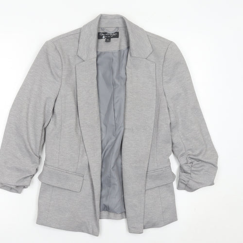 Miss Selfridge Women’s Grey Blazer UK 6 Slim Fit Tailored Jacket