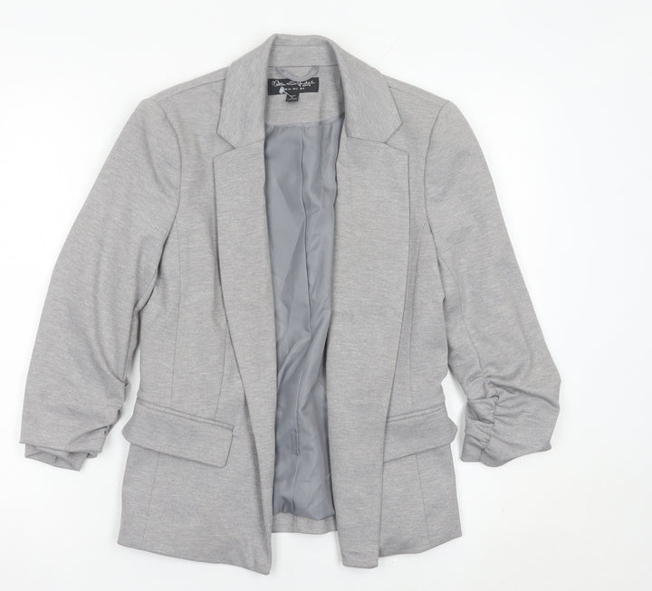 Miss Selfridge Women’s Grey Blazer UK 6 Slim Fit Tailored Jacket