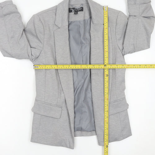 Miss Selfridge Women’s Grey Blazer UK 6 Slim Fit Tailored Jacket