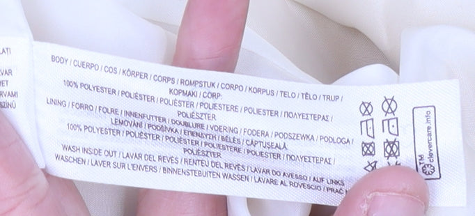 Primark Women Yellow Polyester Blazer Jacket Size L Regular Fit