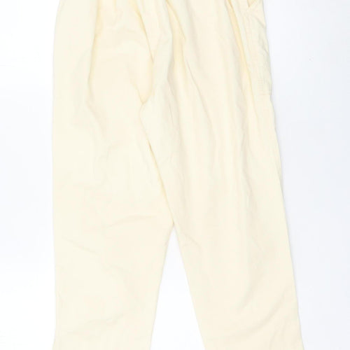 River Island Women’s Beige Paperbag Jeans Size 8 High Rise