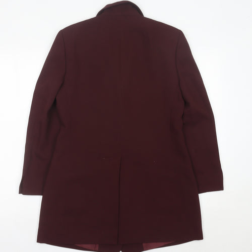 Betty Barclay Women’s Red Blazer Size 10 Shawl Lapel One Button