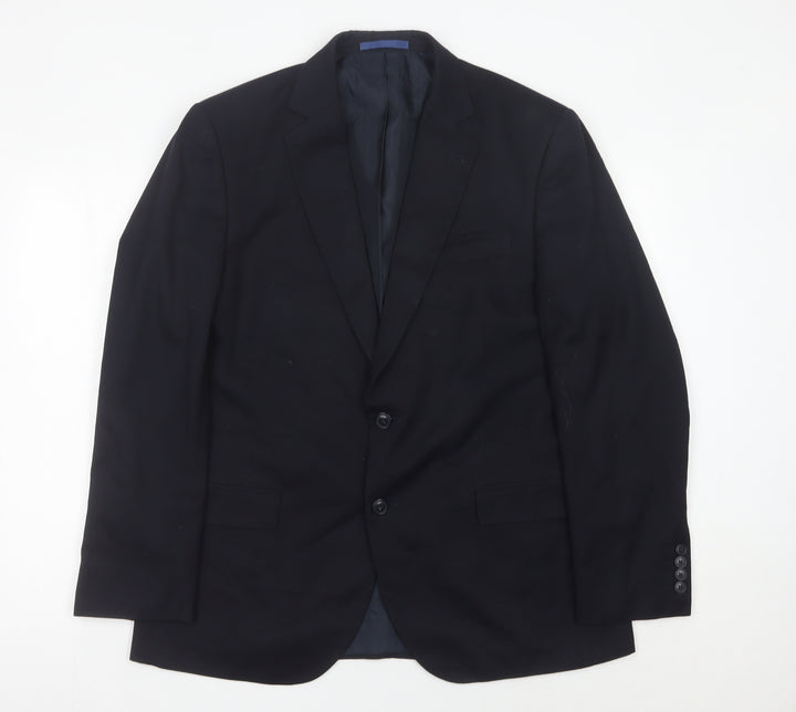 Marks and Spencer Men's Blue 42R Regular Fit Suit Jacket Blazer