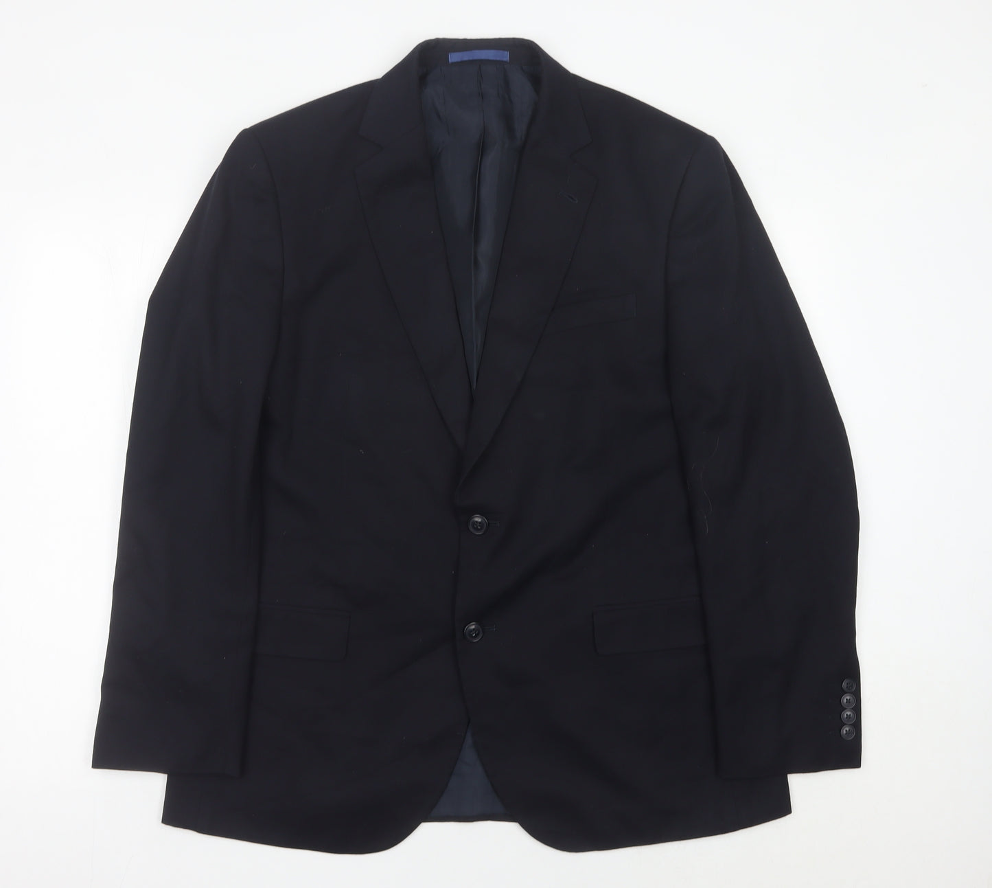 Marks and Spencer Men's Blue 42R Regular Fit Suit Jacket Blazer
