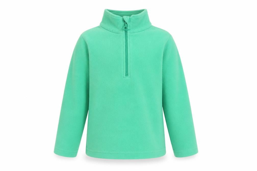 Mountain Warehouse Boys Green Fleece 1/4 Zip Sweatshirt 5-6 Years