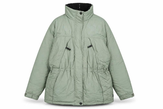 Front view of Hawkshead Women’s Green Parka Jacket, size L, Nylon Polyester Winter
