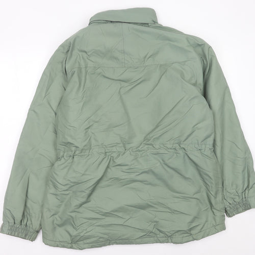 Hawkshead Women’s Green Parka Jacket Size L Nylon Polyester Winter