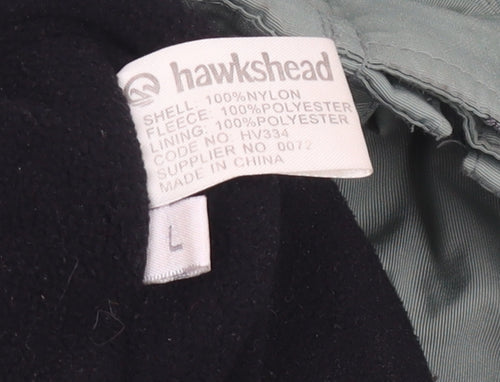Hawkshead Women’s Green Parka Jacket Size L Nylon Polyester Winter