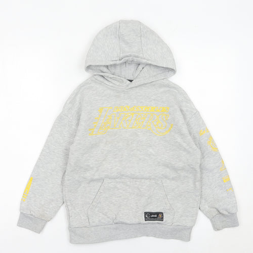 NBA Boys Grey Los Angeles Lakers Pullover Hoodie 8 Years Regular Fit