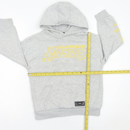 NBA Boys Grey Los Angeles Lakers Pullover Hoodie 8 Years Regular Fit