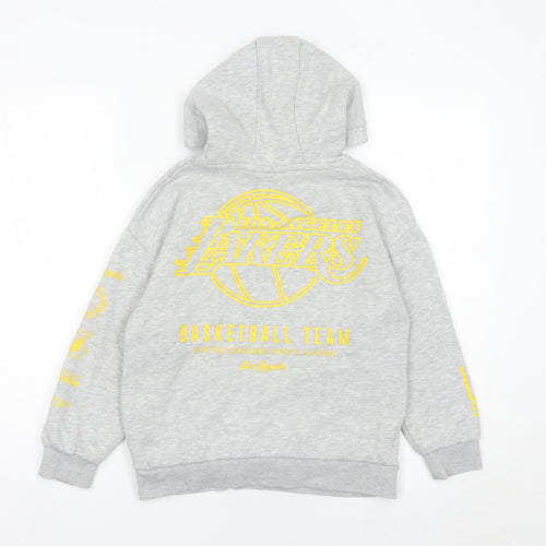 NBA Boys Grey Los Angeles Lakers Pullover Hoodie 8 Years Regular Fit