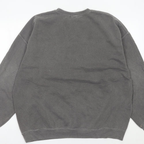 Girl Knows All Women’s Grey Wolf Graphic Sweatshirt XL