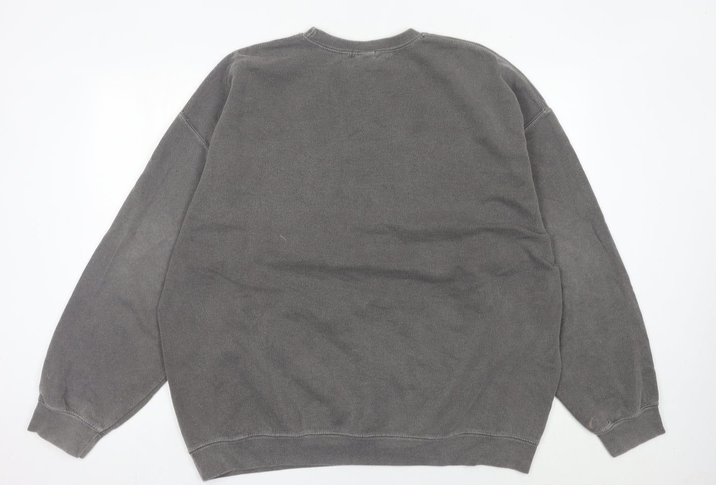 Girl Knows All Women’s Grey Wolf Graphic Sweatshirt XL