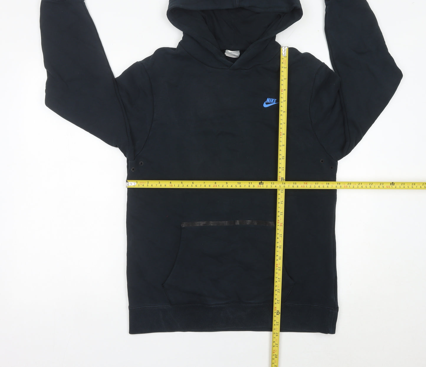 Nike Boys Black XL Pullover Hoodie Sweatshirt 13-15Y Regular Fit